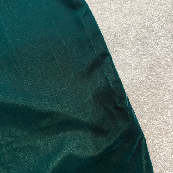 Gibson Latimer NWT Velvet Trousers Emerald Green High Rise Wide Leg 16 Holidays - Picture 16 of 16